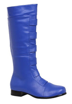 Adult Blue Superhero Boots - US 6696