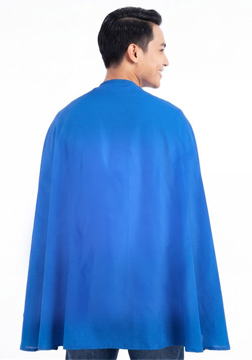 36-Inch Adult Blue Superhero Costume Cape - US 5338