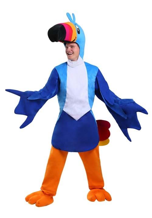 Adult Bright Blue Toucan Costume - US 7779