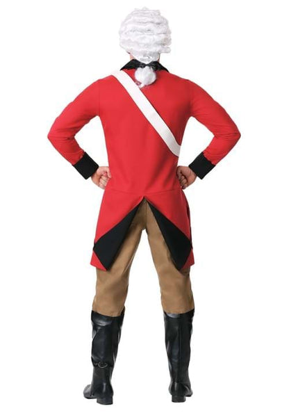 Plus Size Adult British Red Coat Costume - US 0836