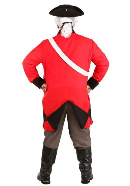 Plus Size Adult British Red Coat Costume - US 0836