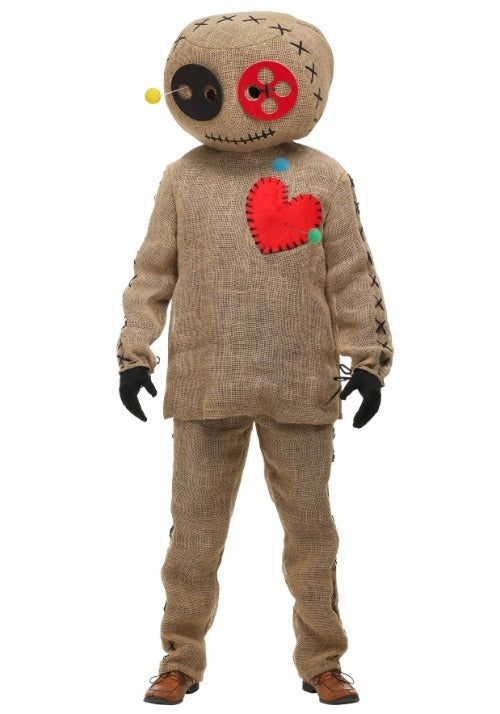 Adult Plus Size Burlap Voodoo Doll Costume - US 6407