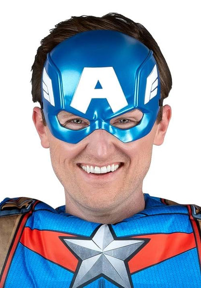 Men's Captain America Costume with Muscles - US 9207