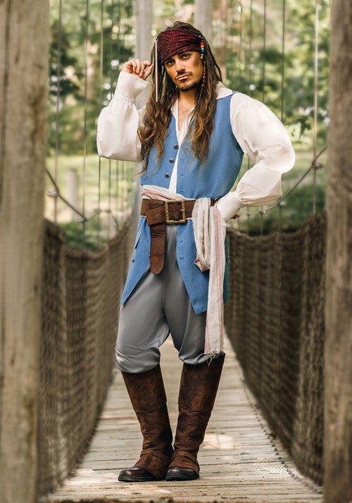Captain Jack Sparrow Costume from Disney's Pirates of the Caribbean - US 1353