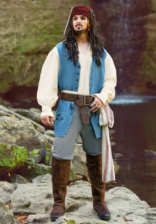Captain Jack Sparrow Costume from Disney's Pirates of the Caribbean - US 1353