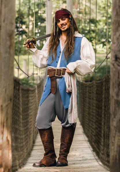 Captain Jack Sparrow Costume from Disney's Pirates of the Caribbean - US 1353