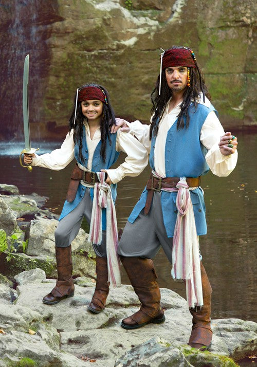 Captain Jack Sparrow Costume from Disney's Pirates of the Caribbean - US 1353