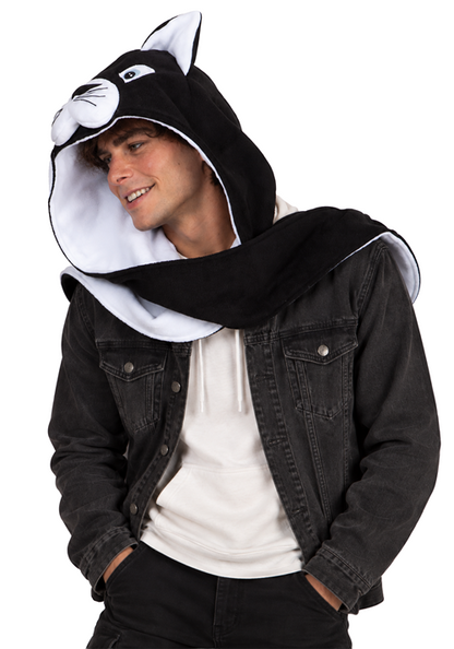 Adult Cassidy the Cat Scarf and Hood Set - US 9169