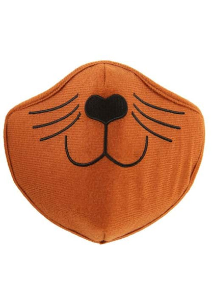Brown Cat Adult Face Mask - US 9368