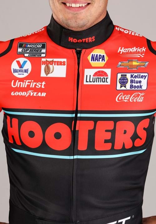 Chase Elliott Hooters Uniform NASCAR Costume for Men - US 6323