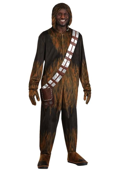 Adult Deluxe Star Wars Chewbacca Onesie Costume - US 9291