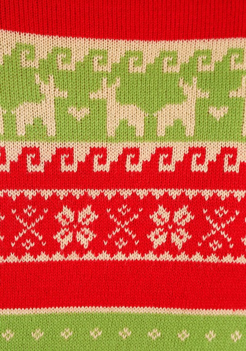 Christmas Llama Ugly Sweater for Adults - US 2100