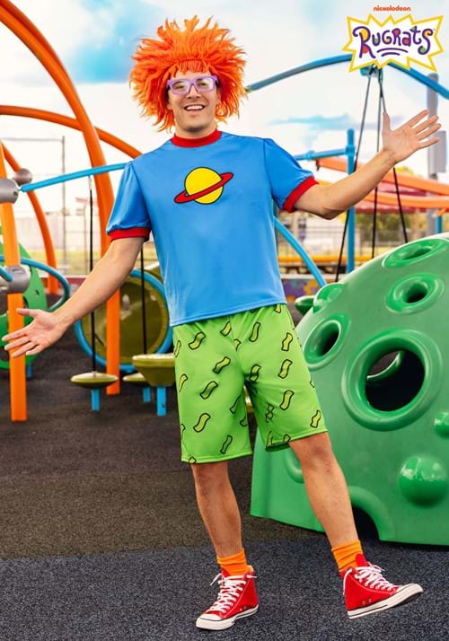 Men's Nickelodeon Rugrats Chuckie Costume - US 7147