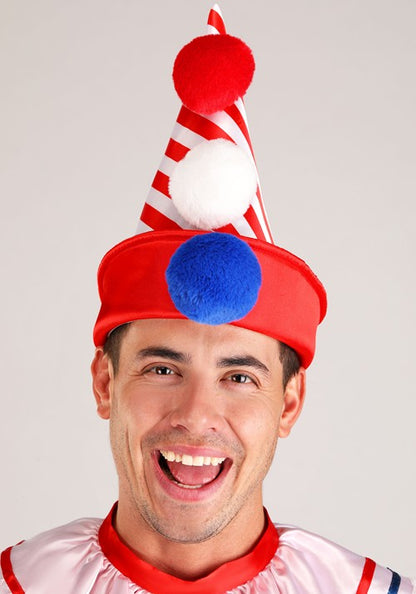 Red Striped Clown Adult Costume - US 5987