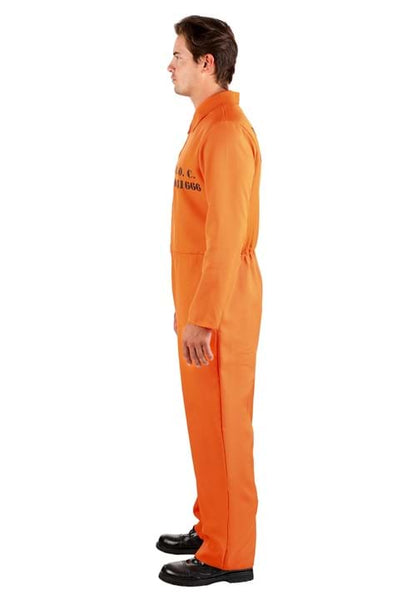 Adult Orange Prisoner Costume Jumpsuit - US 7456