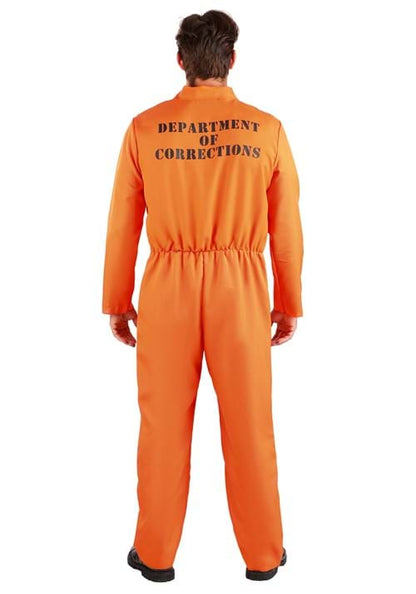 Adult Orange Prisoner Costume Jumpsuit - US 7456