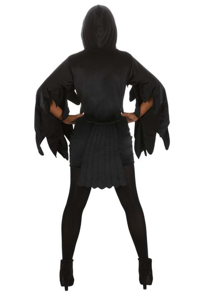 Women's Classy Crow Costume Dress - US 2209