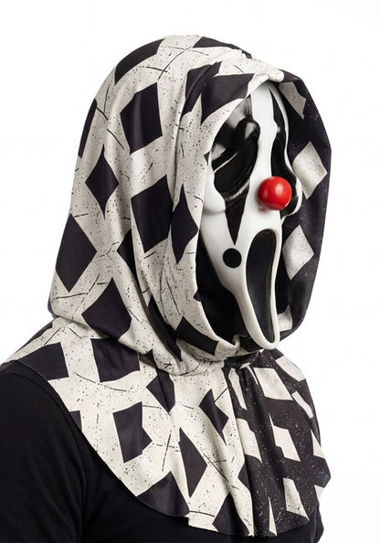 Adult Clown Ghost Face Costume Mask - US 4524