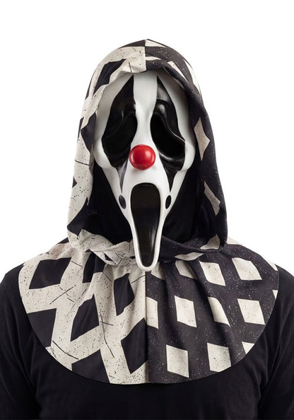 Adult Clown Ghost Face Costume Mask - US 4524