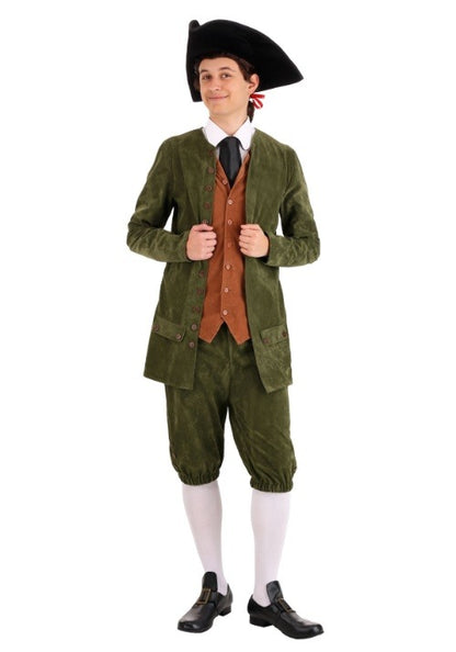 Green Colonial Costume for Men - US 5960