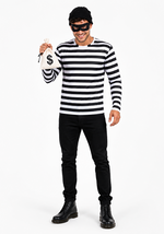 Adult Convict Top & Cap Costume Kit - US 8402