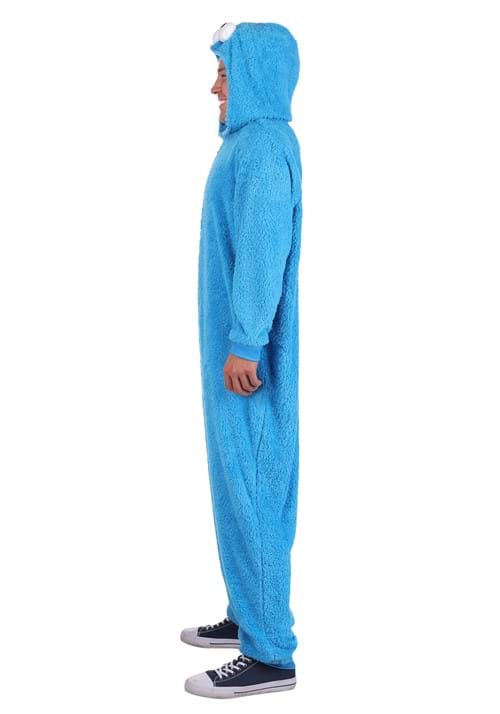 Adult Cookie Monster Zip Costume Onesie - US 7489