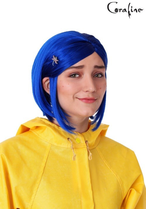 Coraline Blue Costume Wig for Women - US 2372