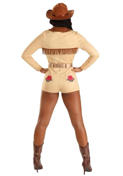 Rose Cowgirl Costume Romper for Women - US 5423