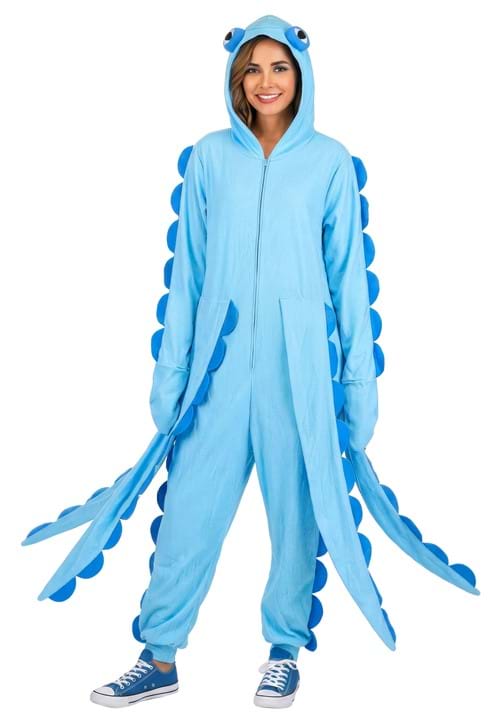 Adult Cozy Octopus Costume Onesie - US 8221