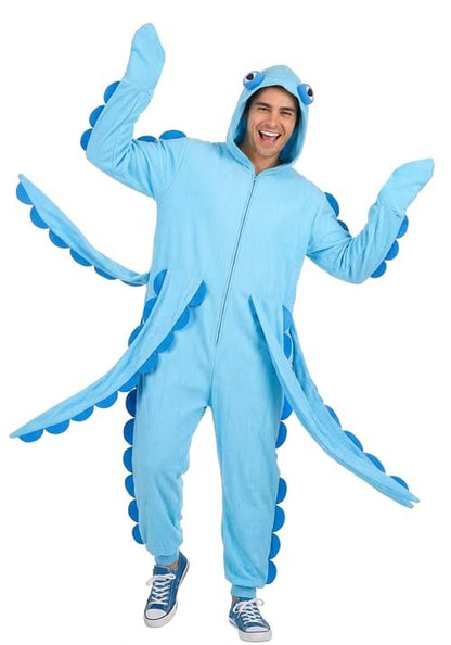 Adult Cozy Octopus Costume Onesie - US 8221