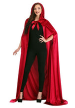 Crimson Riding Costume Cloak for Adults - US 4091