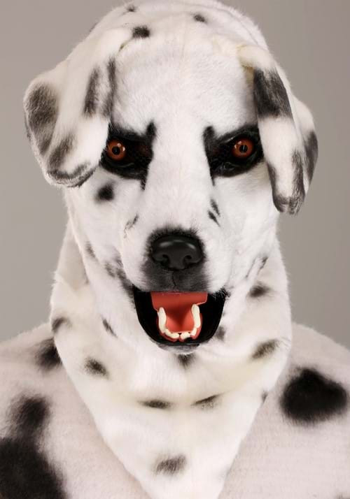 Dalmatian Mascot Suit With Mouth Mover Mask for Adults - US 3652