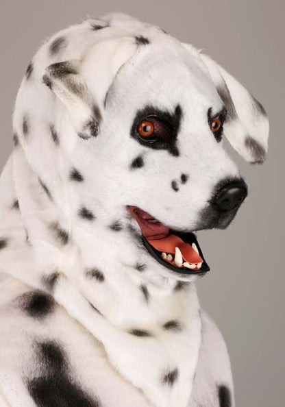Dalmatian Mascot Suit With Mouth Mover Mask for Adults - US 3652