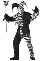 Adult Dark Jester Costume - US 9215