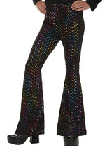 Dazzling Disco Costume Pants for Men - US 8858