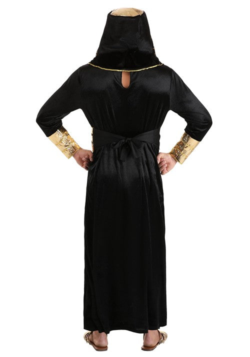 Adult Deluxe Pharaoh Black Robe Costume - US 3558