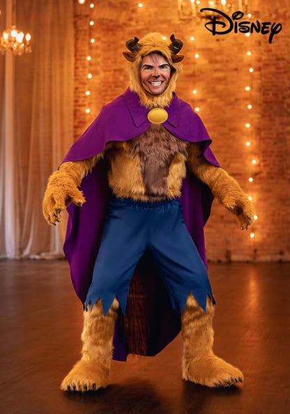 Deluxe Caped Disney Beast Men's Costume - US 7877