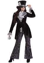 Deluxe Dark Mad Hatter Costume for Adults - US 6700