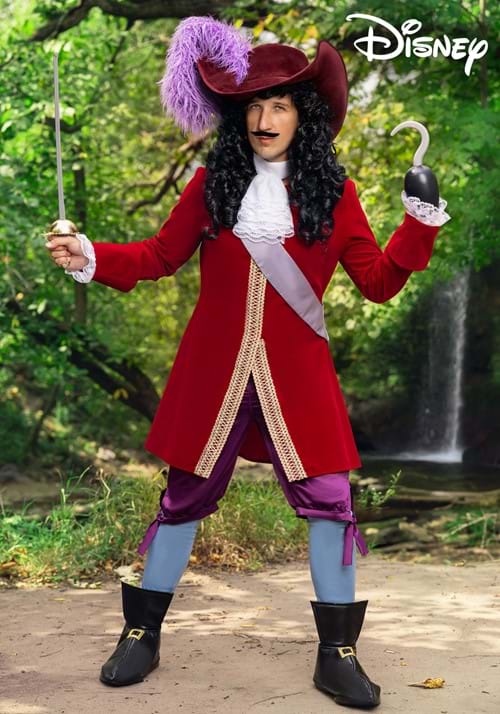 Deluxe Disney Captain Hook Costume for Men - US 0561