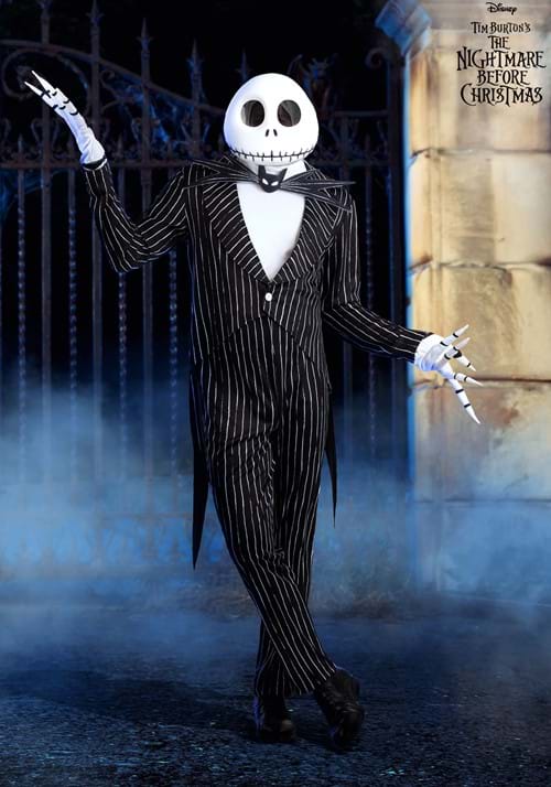 Deluxe Disney Jack Skellington Men's Costume - US 7351