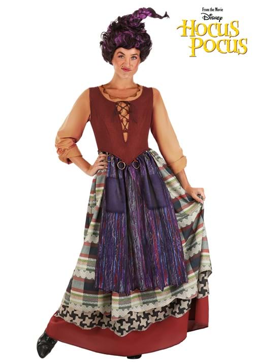 Deluxe Disney Hocus Pocus Mary Sanderson Costume for Women - US 7880