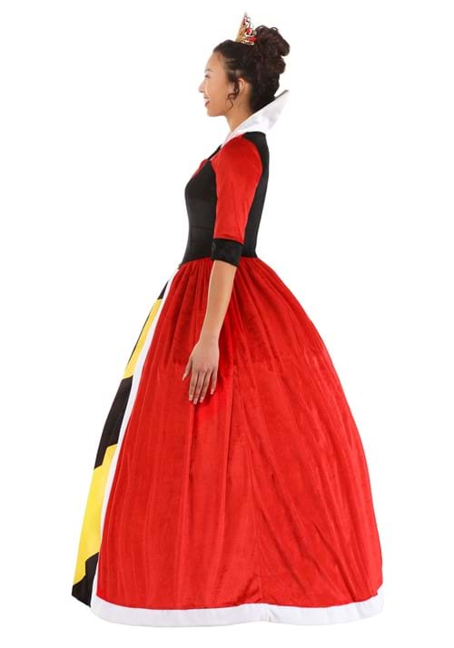 Deluxe Disney Queen of Hearts Costume Dress for Women - US 4612
