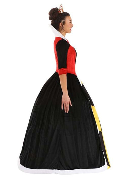 Deluxe Disney Queen of Hearts Costume Dress for Women - US 4612
