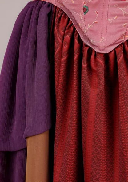 Women's Deluxe Disney Hocus Pocus Sarah Sanderson Costume Dress - US 3927