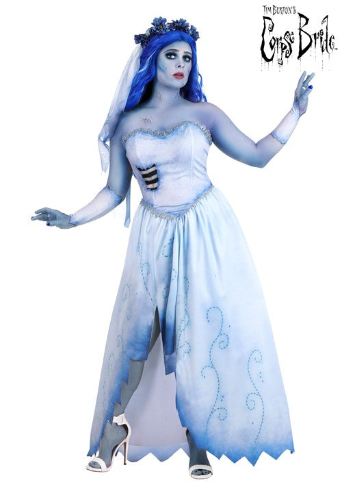 Women's Deluxe Corpse Bride Emily Costume Dress - US 7580