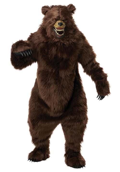 Deluxe Adult Grizzly Bear Costume with Ani-Motion Mask - US 6885