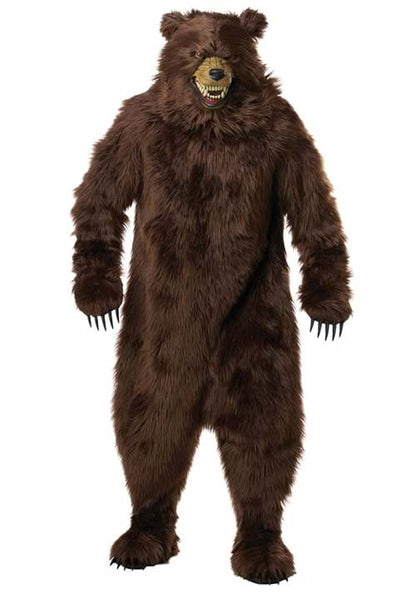 Deluxe Adult Grizzly Bear Costume with Ani-Motion Mask - US 6885