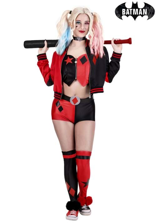 Women's Deluxe Harley Quinn Costume Outfit - US 0546
