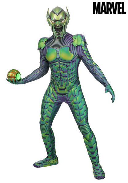 Men's Deluxe Marvel Green Goblin Costume - US 3543