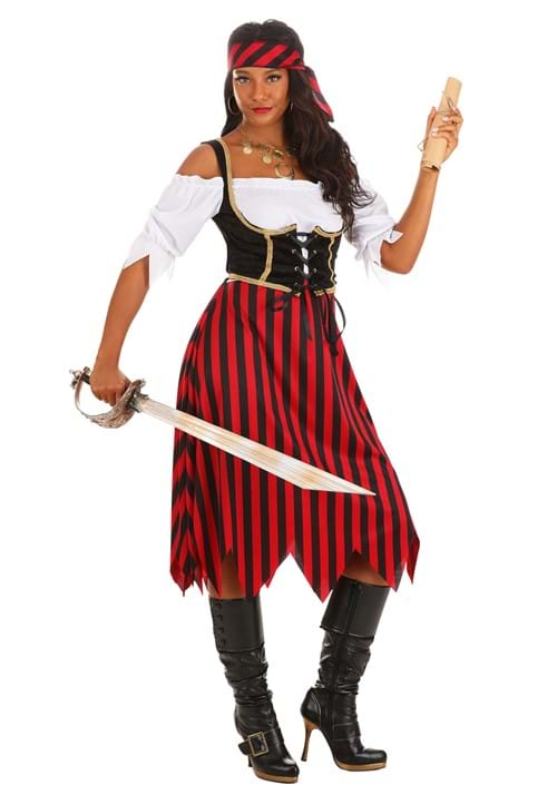 Deluxe Pirate Maiden Costume for Women - US 8087